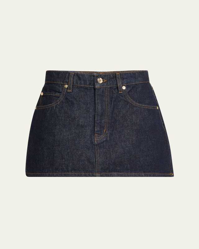 The Denim Mini Skirt